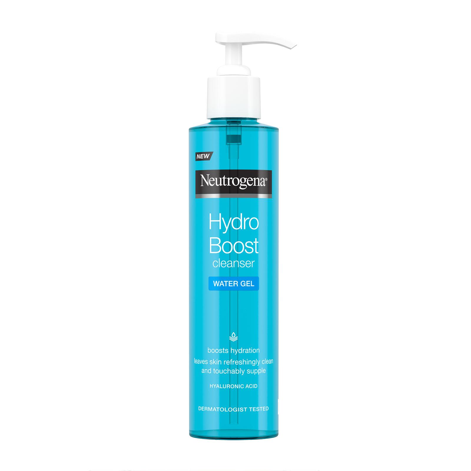 Neutrogena Hydro Boost Water Gel Facial Cleanser For Dry or Dehydrated ...