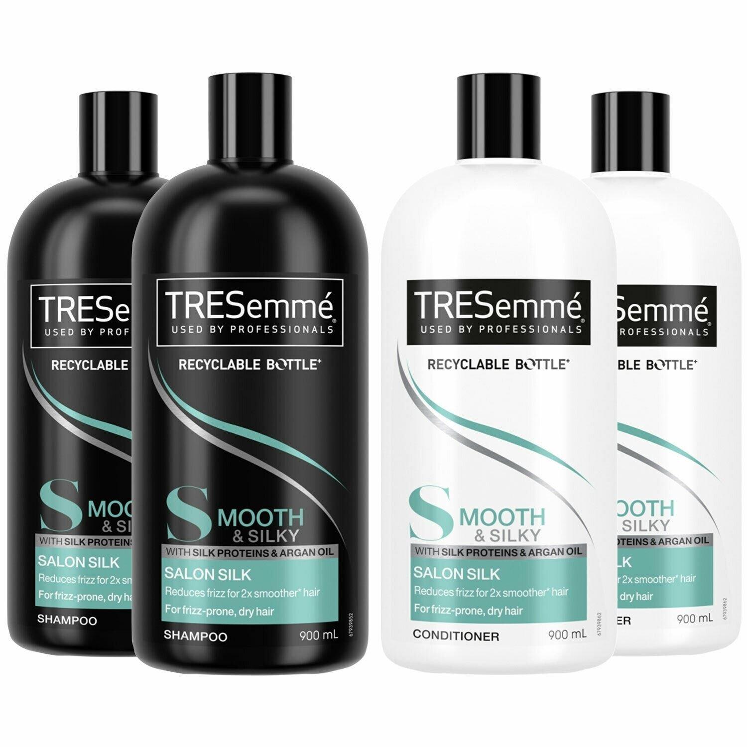 Tresemmé Smooth And Silky Salon Silk Shampoo And Conditioner Set 2 X 900ml