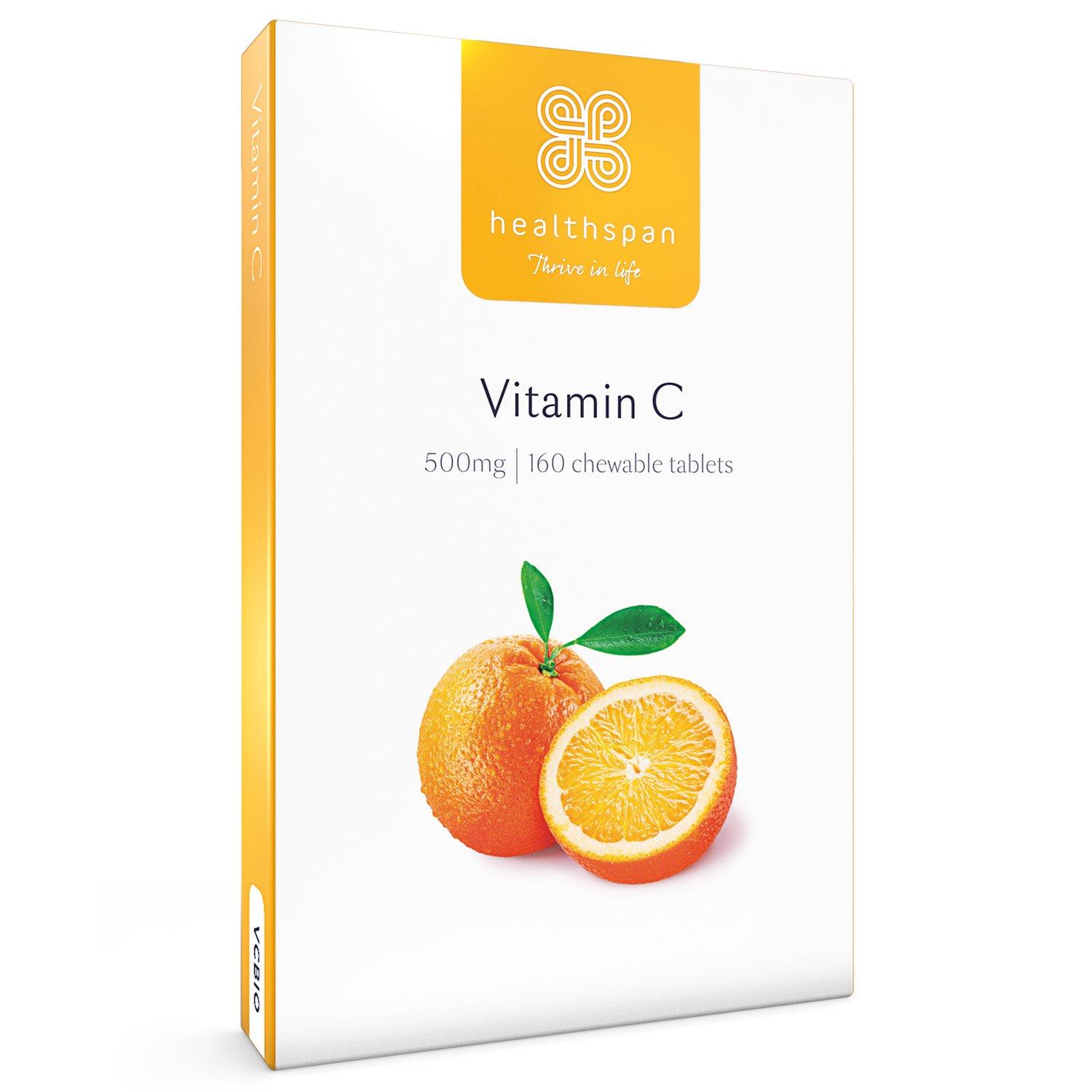 Healthspan Vitamin C 500mg 160 Chewable Tablets | SEPHORA UK