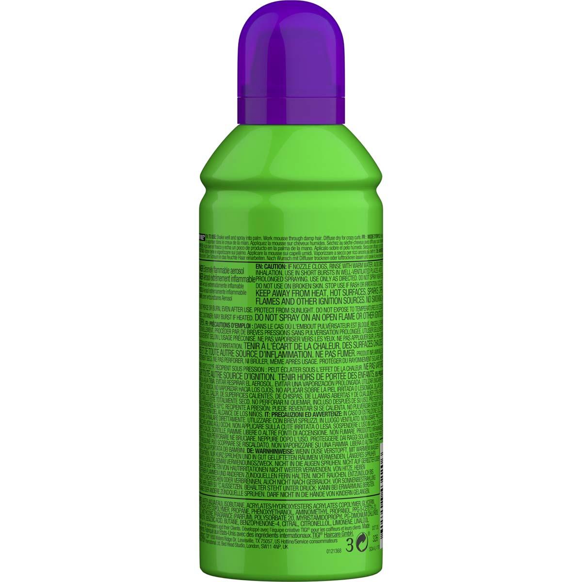 Bed Head By Tigi Foxy Curls Curly Hair Mousse For Strong Hold Ml