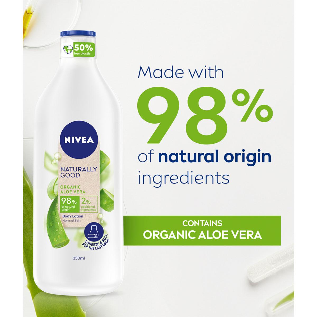Nivea Naturally Good Organic Aloe Vera Body Lotion For Dry Skin 350ml Sephora Uk 