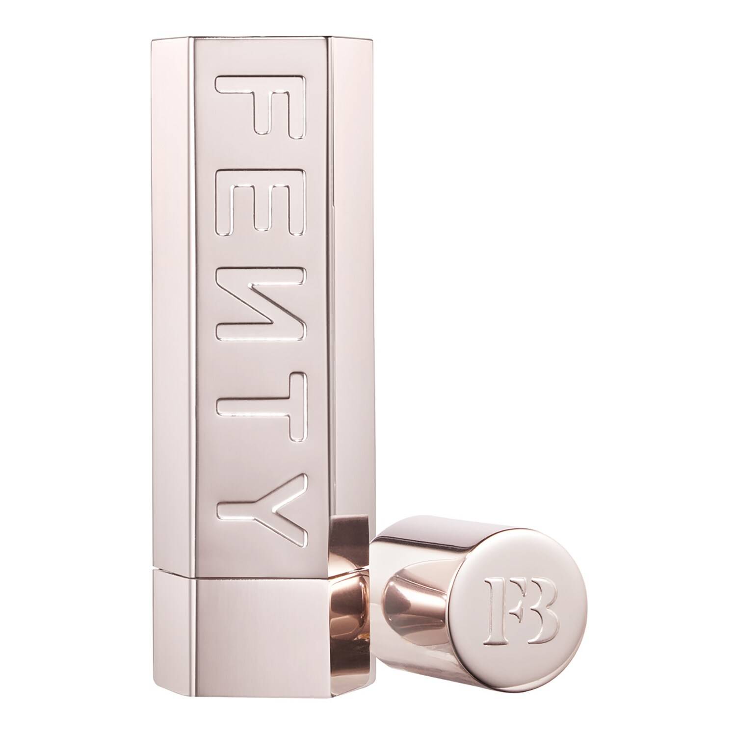 Fenty Beauty Fenty Icon The Case Semi Matte Refillable Lipstick Metallic Nude Sephora Uk