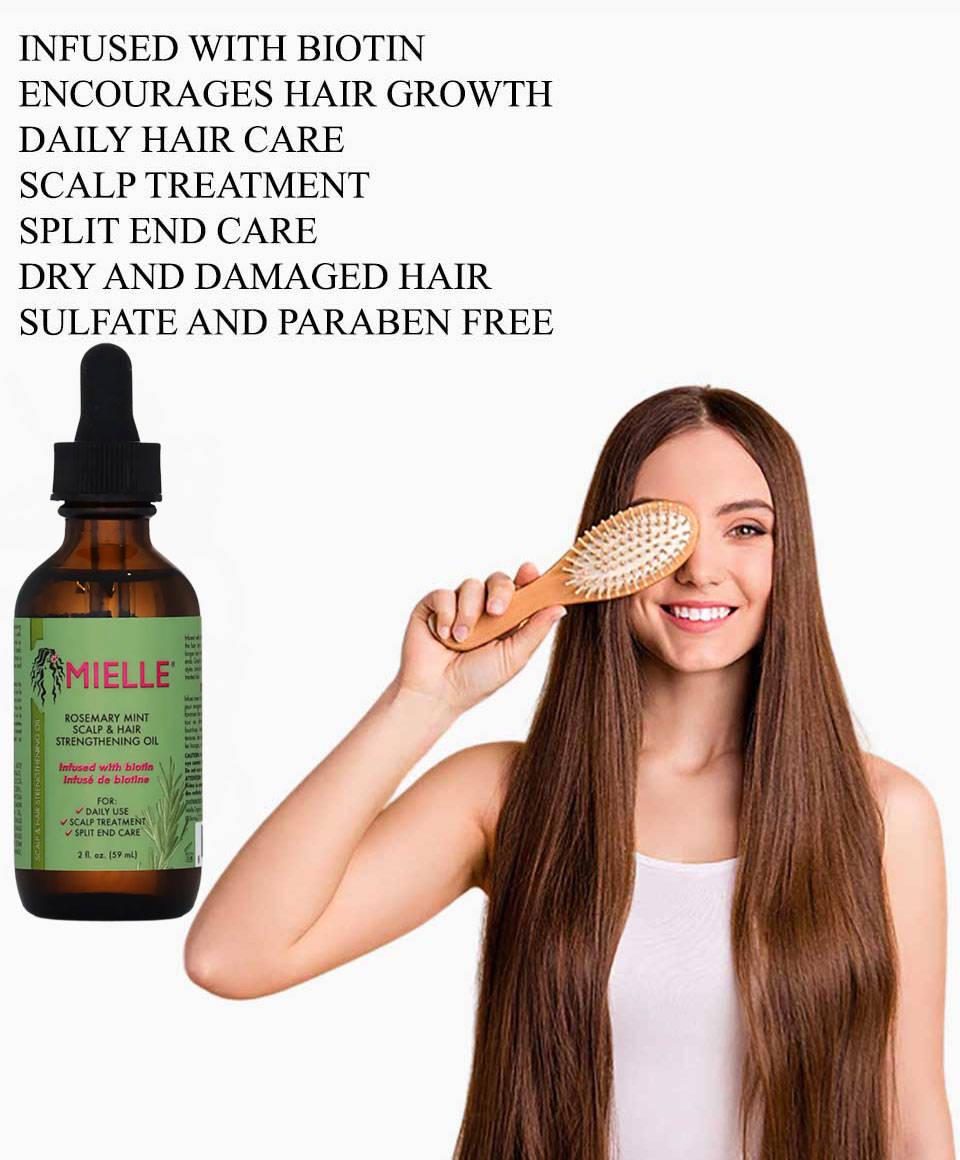 Mielle Rosemary Mint Scalp & Hair Strengthening Oil 59ml | SEPHORA UK