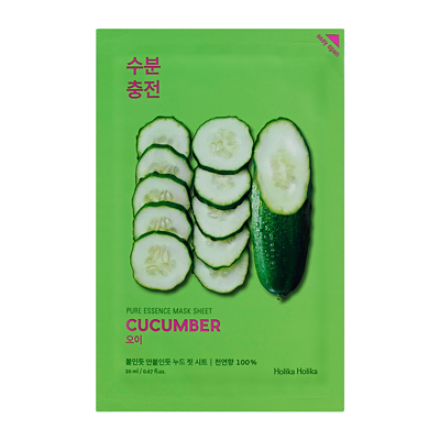 Holika Holika Pure Essence Sheet Mask Cucumber x 3