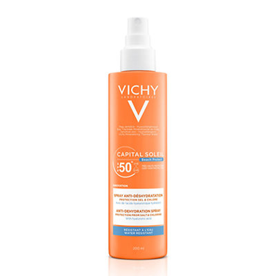 Vichy Capital Soleil Beach Resist Sun Protection Spray SPF50 200ml ...