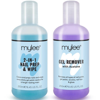 Mylee Nail Prep & Polish Wipe + Gel Remover 2 x 250ml | FEELUNIQUE