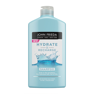 John Frieda Hydrate & Recharge Shampoo For Dry Lifeless Hair 250ml 