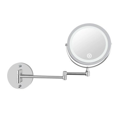 UNIQ LED Wallmounted LED Cosmetic Mirror With Extendable Arm