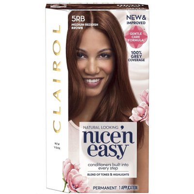Clairol Nice 'n Easy Medium Reddish Brown Permanent Hair Colour 5RB ...