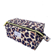 The Flat Lay Co. Open Flat Makeup Box Bag Leopard Print