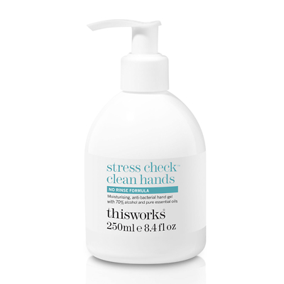 this works Stress Check Clean Hands 250ml