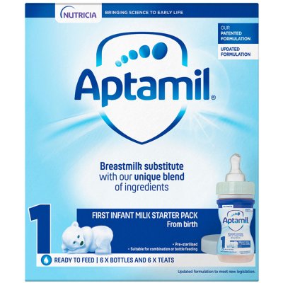 Aptamil 1 erste Milch Starter Pack Ready Feed Format Liquid 