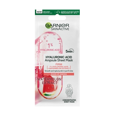 Garnier SkinActive Hyaluronic Acid Firming Ampoule Sheet Mask 15g