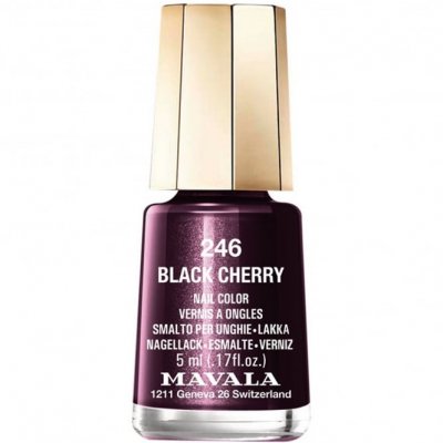 Mavala Mini Nail Color Creme - Black Cherry 5ml