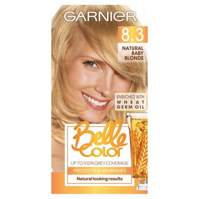 Garnier Belle Colour 8.3 Natural Baby Blonde Hair Dye - 1 Kit | FEELUNIQUE