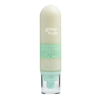 Glow Hub calm & soothe gel to oil cleanser 120ml