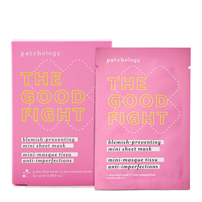 PATCHOLOGY The Good Fight blemish-preventing mini sheet mask 5 x 4 ml
