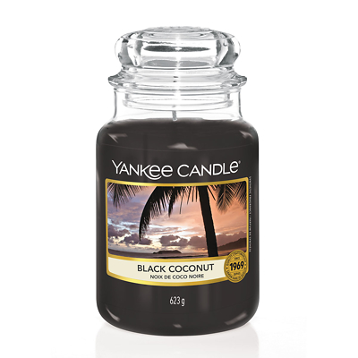 Yankee Candle Original Large Jar Scented Candle Black Coconut 623g