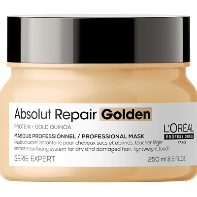 L'Oréal Professionnel Serie Expert Absolut Repair Golden Lightweight Mask With Protein and Gold Quinoa 250ml