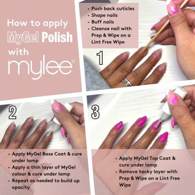 Mygel By Mylee Gel Nail Polish No-Wipe Top Coat 15ml | FEELUNIQUE