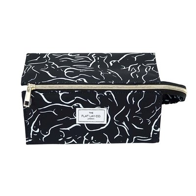 The Flat Lay Co. Open Flat Makeup Box Bag Forms