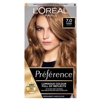 L'Oréal Paris Preference 7.0 Vienna Blonde Permanent Hair Dye - 1 Kit