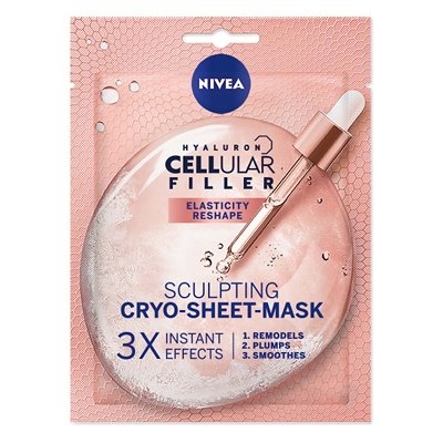 Nivea Cellular Elasticity Cryo Sheet Face Mask With Hyaluronic Acid