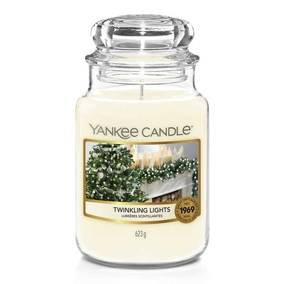 Yankee Candle Original Large Jar Scented Candle Twinkling Lights 623g