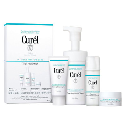 Cur&eacute;l Enrich 2 Week Trial Kit &amp; Travel Kit for Dry Sensitive Skin