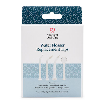 Spotlight Oral Care Water Flosser Replacement Tips x 4