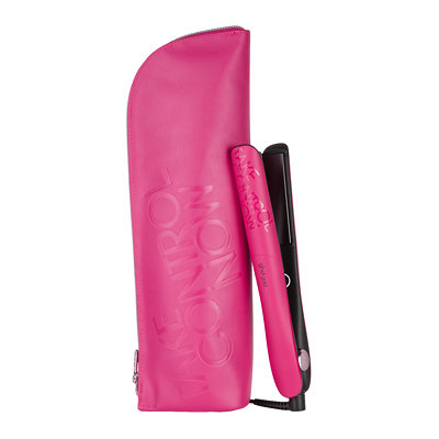 ghd Gold Hair Straightener Pink Charity Edition - UK Plug