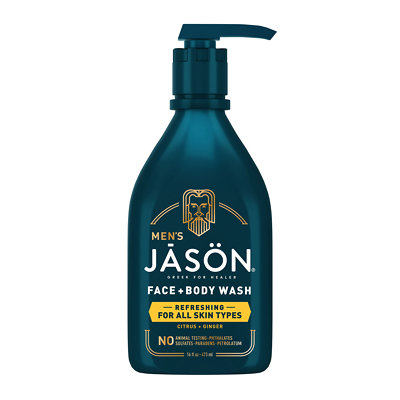 JASON Men's Refreshing Face and Body Wash 473ml