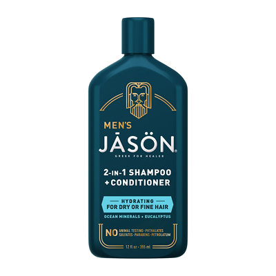 JASON Men's Hydrating 2-in-1 Shampoo and Conditioner 355ml