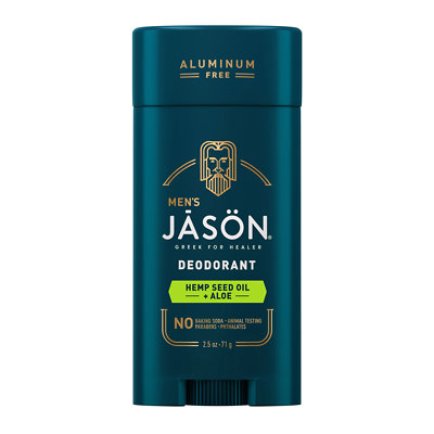 JASON Men's Hemp Seed Oil and Aloe Deodorant Stick 71g