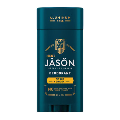 JASON Men's Citrus and Ginger Deodorant Stick 71g