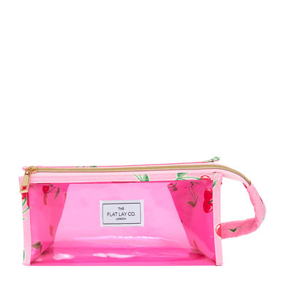 The Flat Lay Co. Perspex Box Bag in Pink Cherries - Sephora Exclusive 