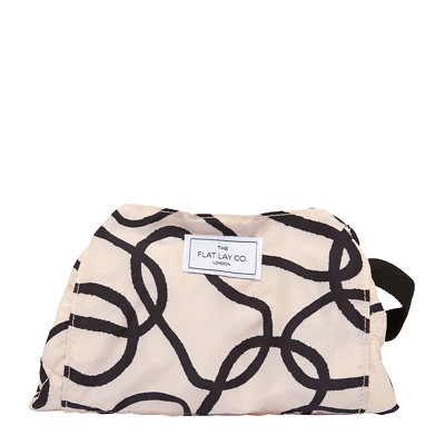 The Flat Lay Co. Full Size Drawstring in Beige Scribbles - Sephora Exclusive 