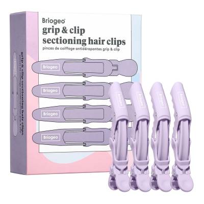 Briogeo Grip + Clip Sectioning Hair Clips x 4