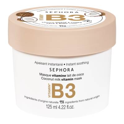 SEPHORA COLLECTION Vitamin E Face & Body Mask 125ml Coconut - Instant soothing (125 ml)