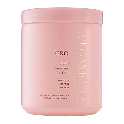 Vegamour GRO Biotin Gummies for Thinning Hair & Hair Wellness x 30