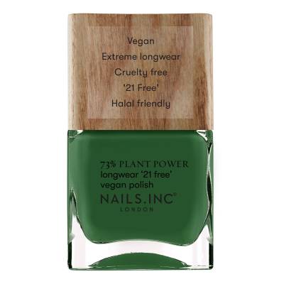 Nails.INC 73% Plant Power Wipe The Slate Green