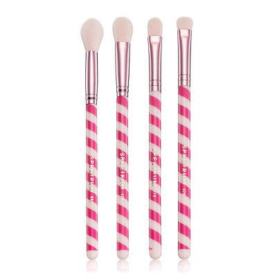 Spectrum Collections Mean Girls Candy Cane "You Go Glen Coco" 4 Piece Brush Set