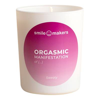 SMILE MAKERS Orgasmic Manifestations Candle Sweaty 518 g