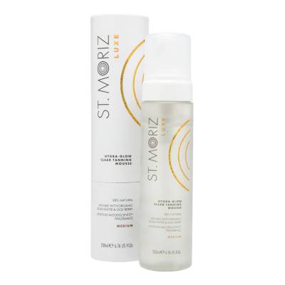 ST. MORIZ Luxe Hydra-Glow Clear Tanning Mousse 200ml Medium