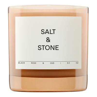 SALT AND STONE Black Rose & Oud Scented Candle 240g