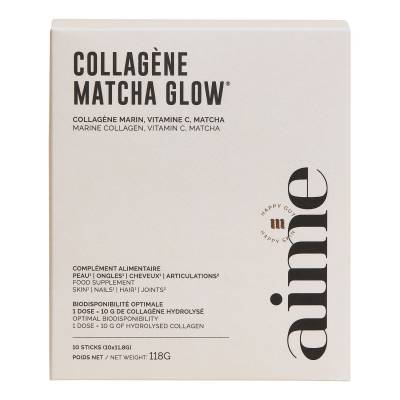 AIME Collagène Matcha Glow Food Supplement x 10 Sticks