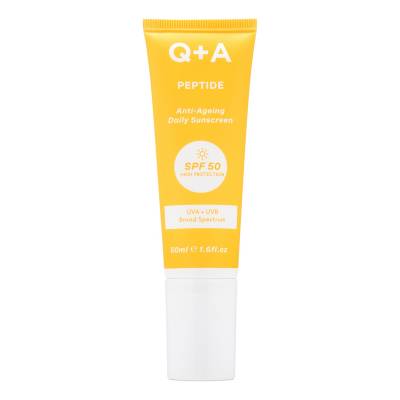 Q+A Peptide SPF50 Anti-Ageing Facial Sunscreen 50ml