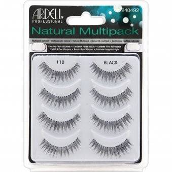Ardell Natural Multipack Strip Lashes 4 Pairs 110 Black