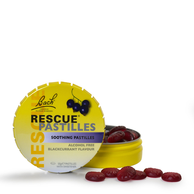 Bach Rescue Remedy Soothing Pastilles - Blackcurrant Flavour 50g