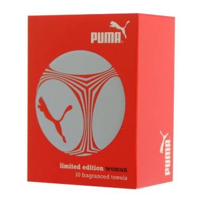 Puma Limited Edition Woman Fragranced Towels 10 x 3ml